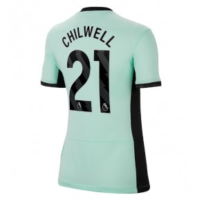 Chelsea Ben Chilwell #21 Replika Tredjetrøje Dame 2023-24 Kortærmet